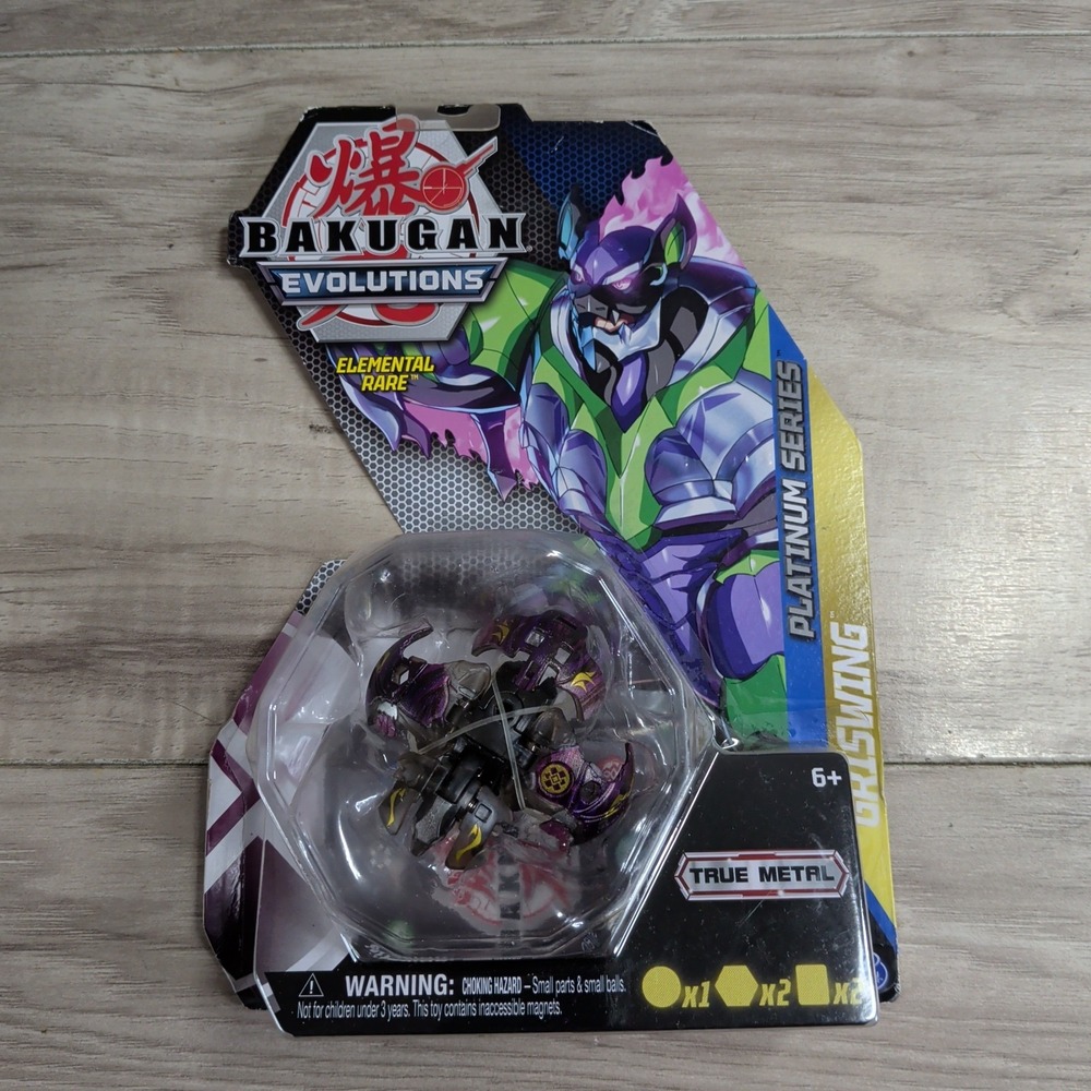 Bakugan Evolutions Platinum Griswing- Elemental - Darkus Rare Heavy Metal